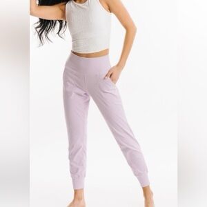 Zyia code joggers with pockets lilac purple XL